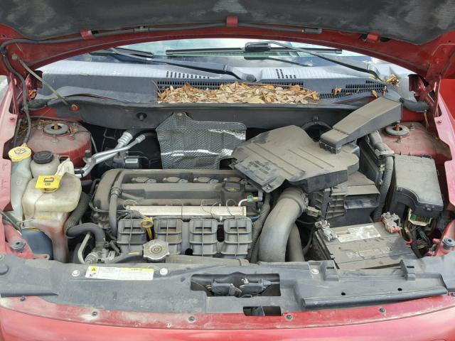 1B3HB28B57D271087 - 2007 DODGE CALIBER RED photo 7