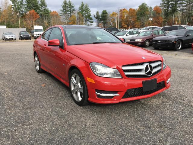 WDDGJ4HB4CF848348 - 2012 MERCEDES-BENZ C 250 RED photo 2