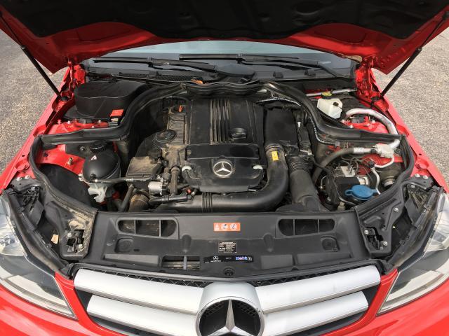 WDDGJ4HB4CF848348 - 2012 MERCEDES-BENZ C 250 RED photo 8