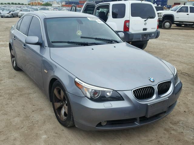 WBANE53576CK85912 - 2006 BMW 525 I GRAY photo 1