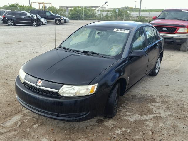 1G8AJ52F63Z153198 - 2003 SATURN ION LEVEL BLACK photo 2