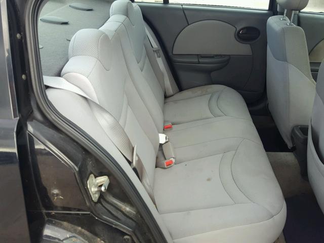 1G8AJ52F63Z153198 - 2003 SATURN ION LEVEL BLACK photo 6