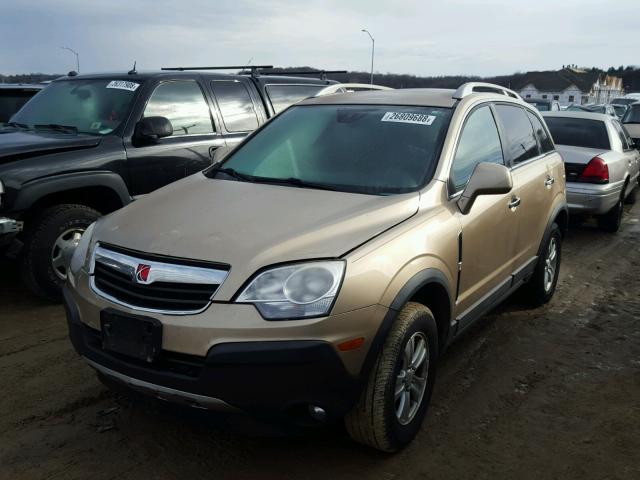 3GSCL33P78S630850 - 2008 SATURN VUE XE GOLD photo 2