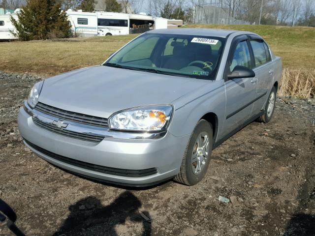 1G1ZS52F35F192026 - 2005 CHEVROLET MALIBU SILVER photo 2