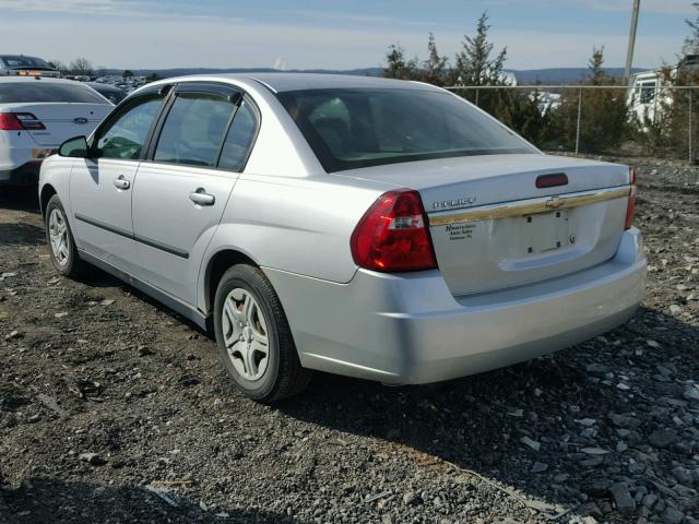 1G1ZS52F35F192026 - 2005 CHEVROLET MALIBU SILVER photo 3