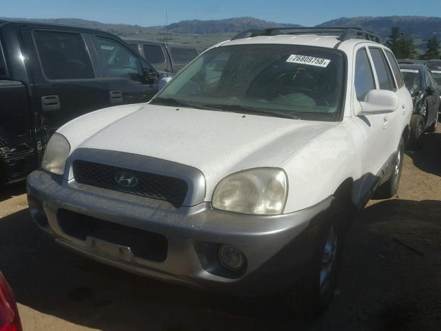 KM8SC13DX3U513043 - 2003 HYUNDAI SANTA FE G WHITE photo 2