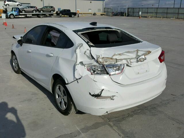 1G1BC5SM3G7259475 - 2016 CHEVROLET CRUZE LS WHITE photo 3