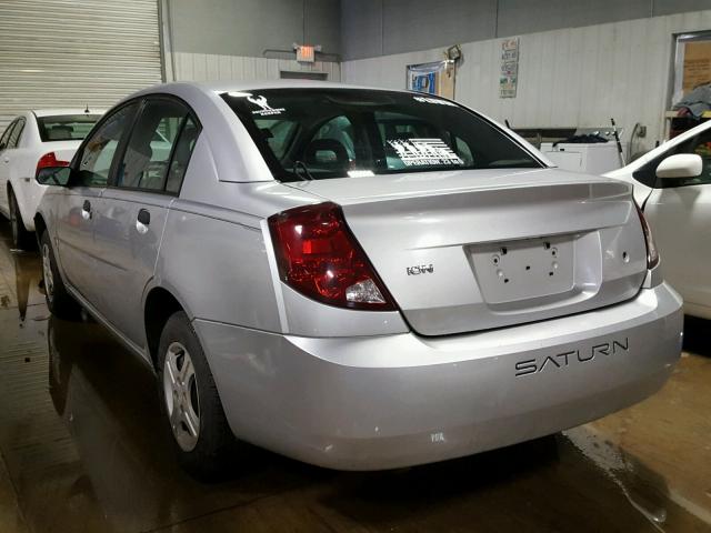 1G8AF52F33Z170414 - 2003 SATURN ION LEVEL SILVER photo 3