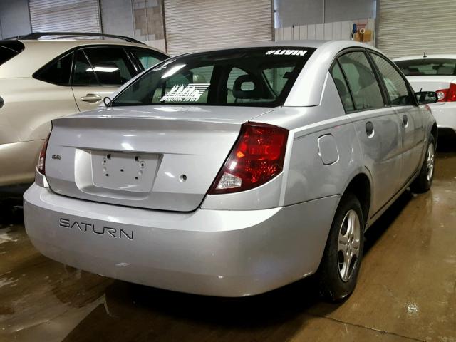 1G8AF52F33Z170414 - 2003 SATURN ION LEVEL SILVER photo 4