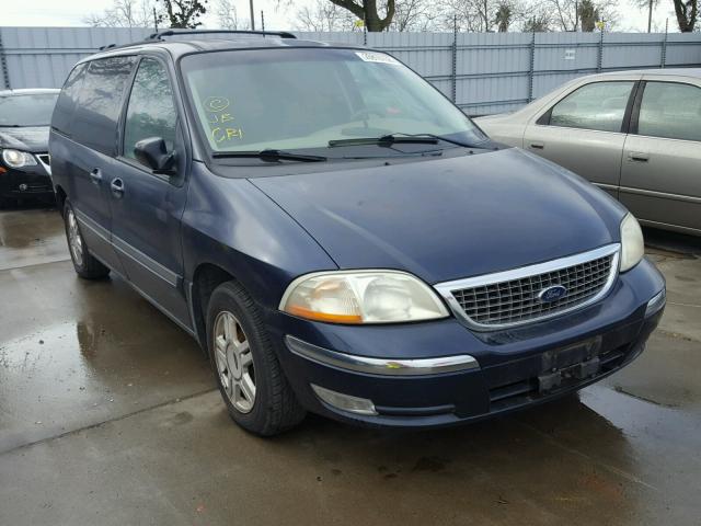 2FMDA52492BB39892 - 2002 FORD WINDSTAR S BLUE photo 1