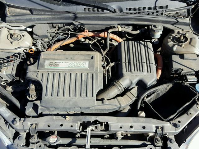 JHMES96665S019226 - 2005 HONDA CIVIC HYBR GRAY photo 7