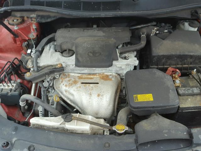 4T1BF1FK7DU670984 - 2013 TOYOTA CAMRY L 红色 照片 7