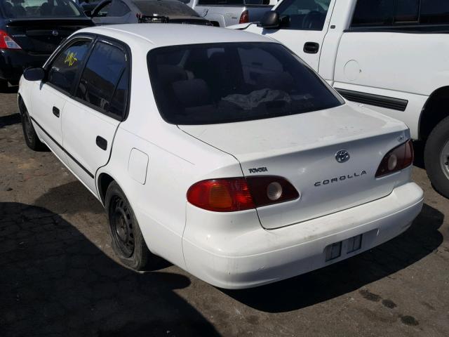 1NXBR12EX2Z587697 - 2002 TOYOTA COROLLA CE WHITE photo 3