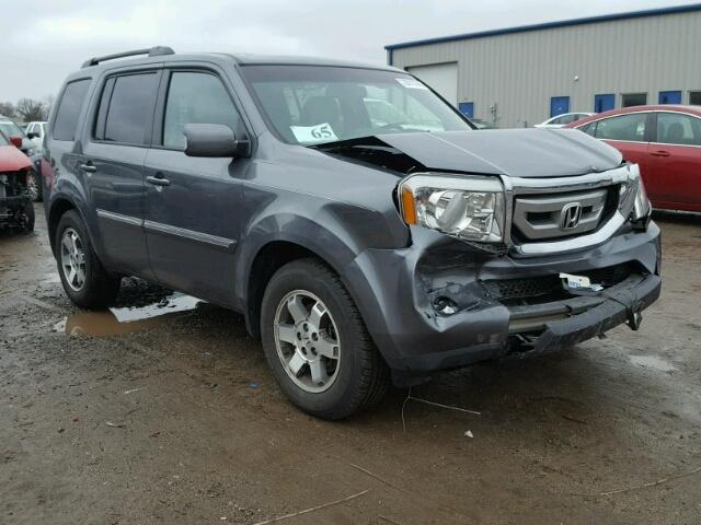 5FNYF4H92BB100536 - 2011 HONDA PILOT TOUR GRAY photo 1