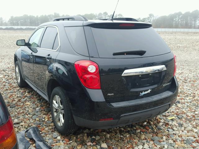 2CNF1EEW2A6253384 - 2010 CHEVROLET EQUINOX LT BLACK photo 3