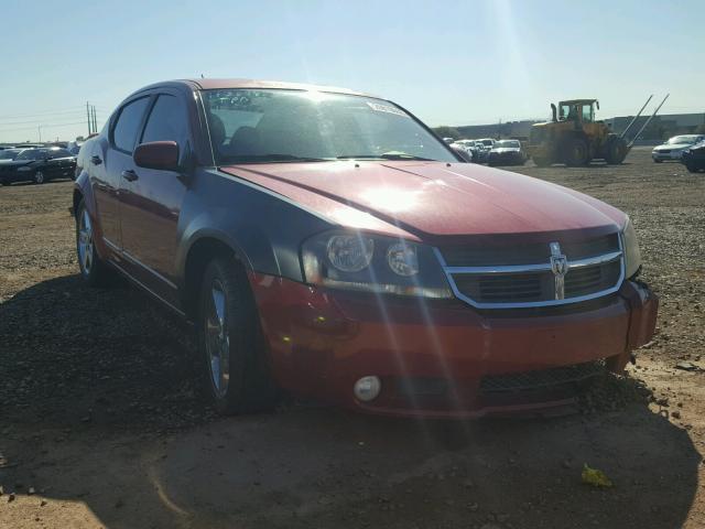 1B3LC76M48N566833 - 2008 DODGE AVENGER R/ RED photo 1