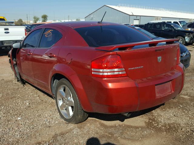 1B3LC76M48N566833 - 2008 DODGE AVENGER R/ RED photo 3