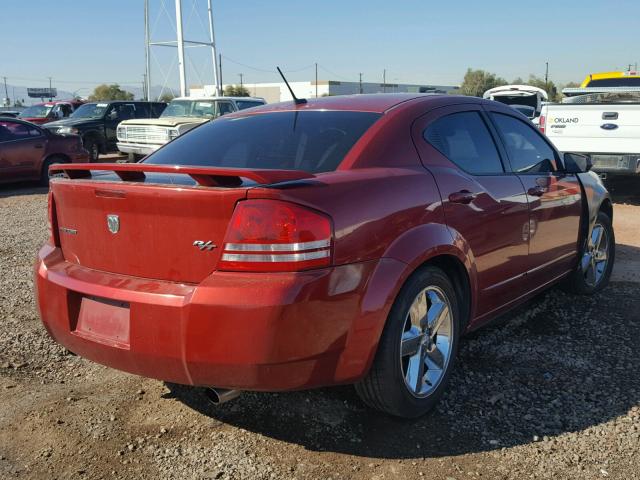 1B3LC76M48N566833 - 2008 DODGE AVENGER R/ RED photo 4