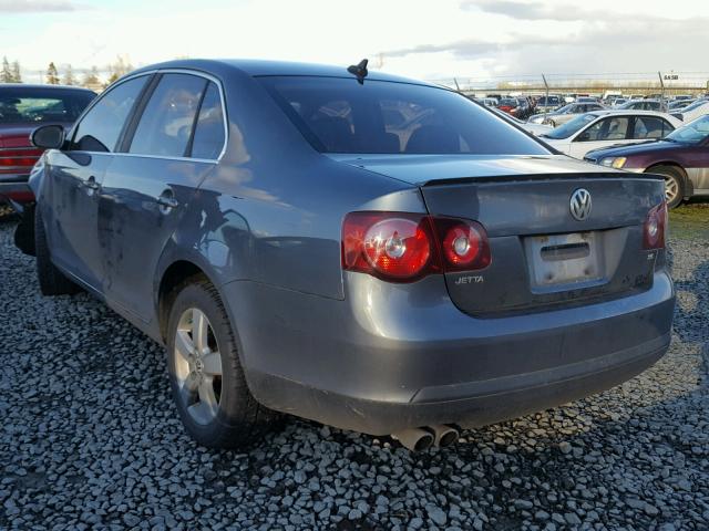 3VWRM71K98M105016 - 2008 VOLKSWAGEN JETTA SE GRAY photo 3