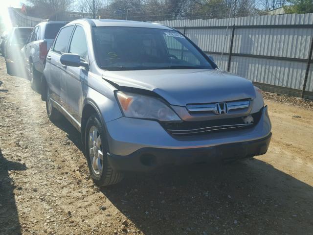 JHLRE48777C073699 - 2007 HONDA CR-V EXL SILVER photo 1