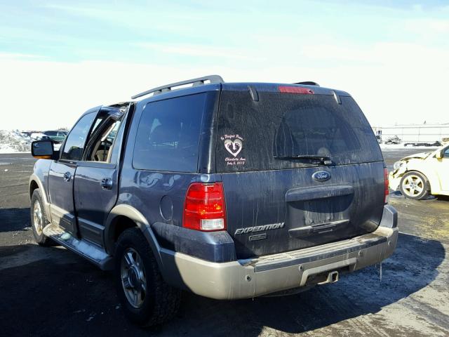 1FMFU18516LA18000 - 2006 FORD EXPEDITION BLUE photo 3