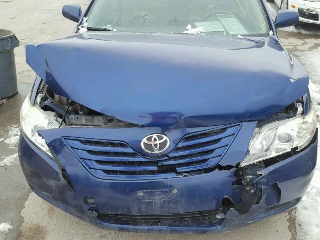 JTNBE46K273094378 - 2007 TOYOTA CAMRY NEW BLUE photo 7