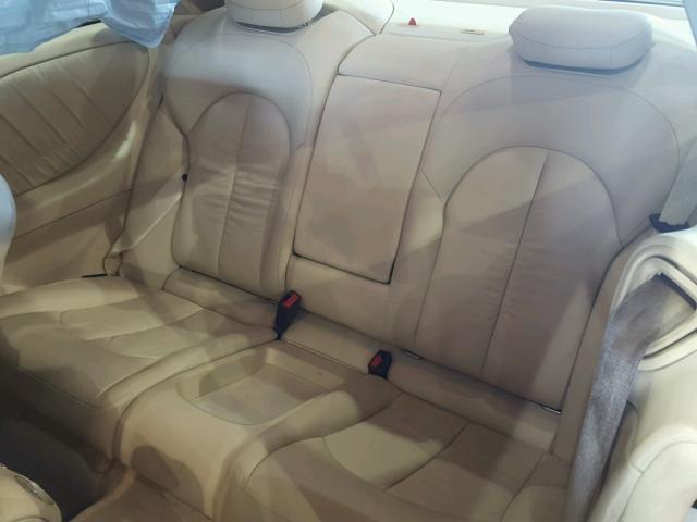 WDBTJ56H18F248396 - 2008 MERCEDES-BENZ CLK 350 WHITE photo 6