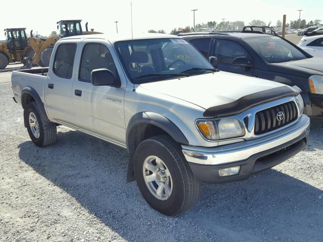 5TEGN92NX2Z089205 - 2002 TOYOTA TACOMA DOU SILVER photo 1