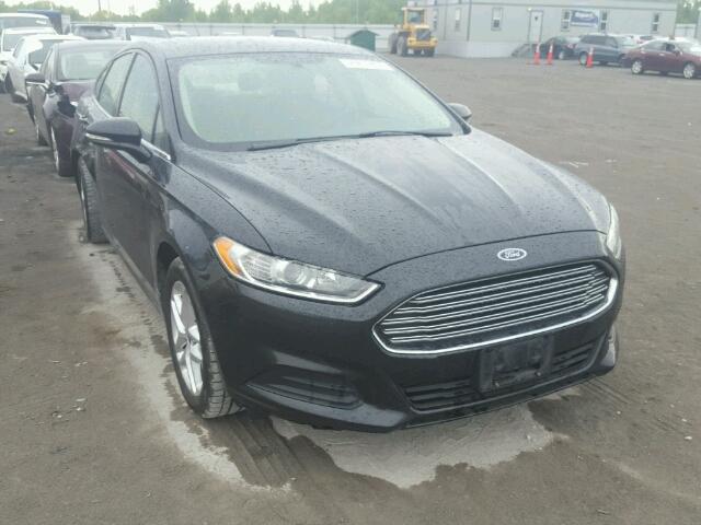 3FA6P0HR7DR298759 - 2013 FORD FUSION SE BLACK photo 1