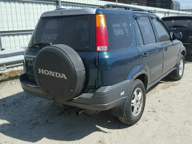 JHLRD1858VC072235 - 1997 HONDA CR-V LX GREEN photo 4