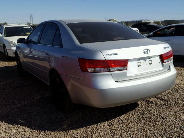 KMHEU46C86A082156 - 2006 HYUNDAI SONATA GLS SILVER photo 3