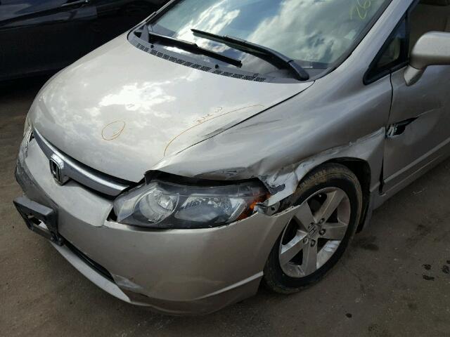 1HGFA16896L071474 - 2006 HONDA CIVIC EX Qəhvəyi foto 9