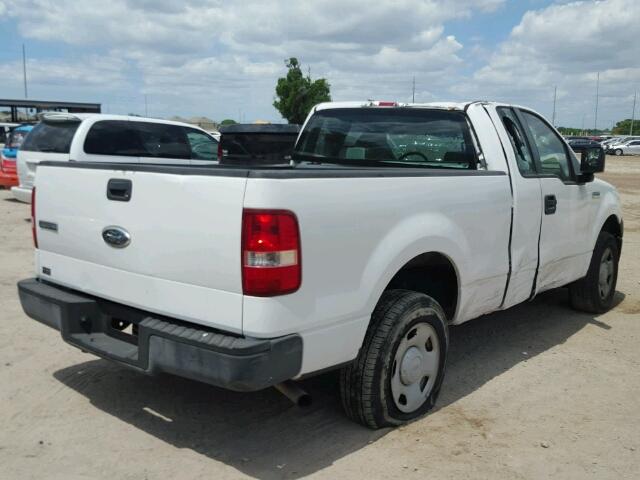 1FTRF12267KB81341 - 2007 FORD F150 WHITE photo 4