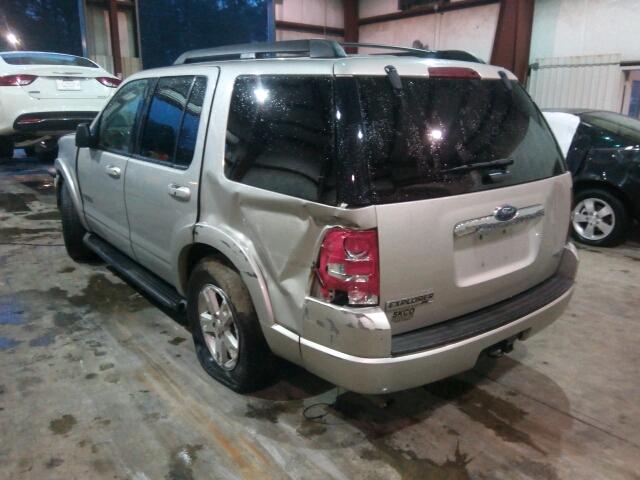 1FMEU63E67UB12501 - 2007 FORD EXPLORER X SILVER photo 3