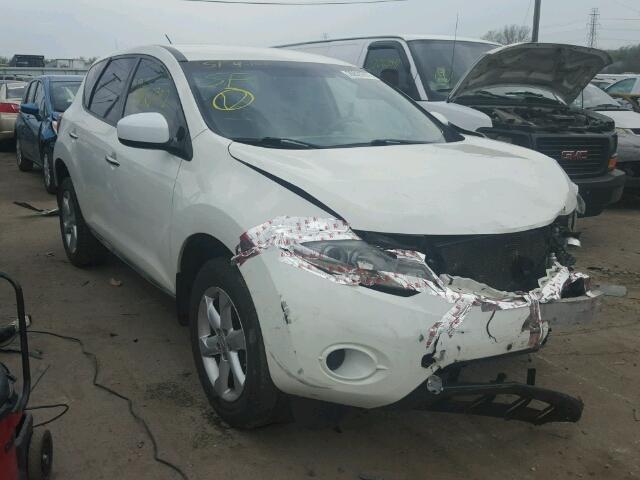 JN8AZ1MW8AW115981 - 2010 NISSAN MURANO S WHITE photo 1