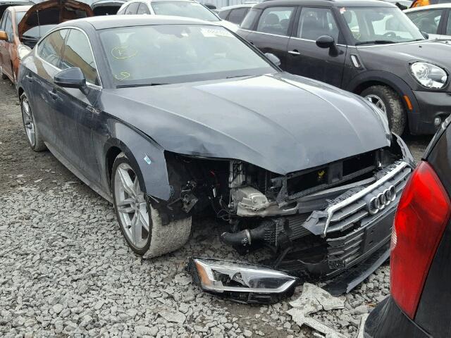 WAUFNCF55JA025615 - 2018 AUDI A5 PRESTIG GRAY photo 1