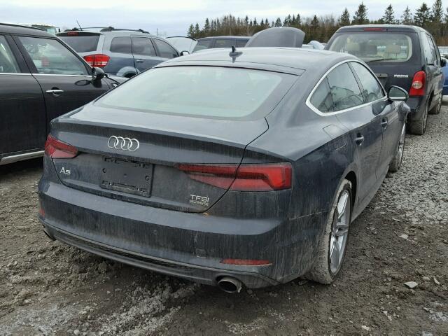 WAUFNCF55JA025615 - 2018 AUDI A5 PRESTIG GRAY photo 4