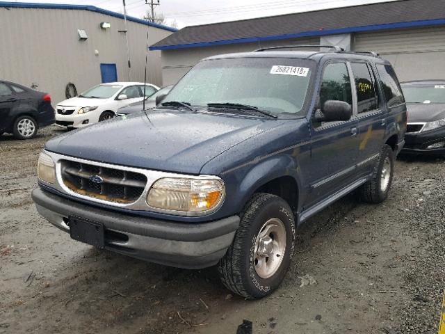 1FMZU32E9WZA40986 - 1998 FORD EXPLORER BLUE photo 2