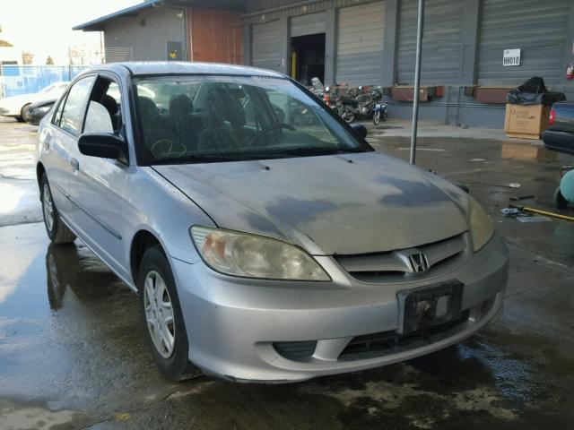 2HGES163X4H596387 - 2004 HONDA CIVIC DX V SILVER photo 1