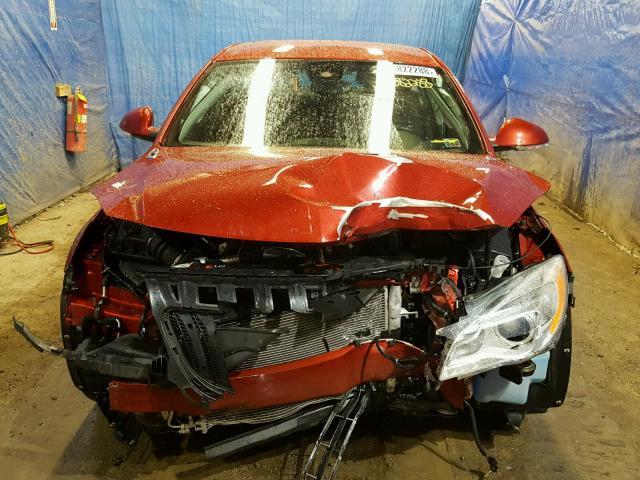 2G4GK5EX8E9240627 - 2014 BUICK REGAL RED photo 9