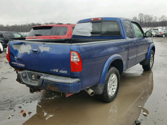 5TBBT48156S474254 - 2006 TOYOTA TUNDRA ACC BLUE photo 4