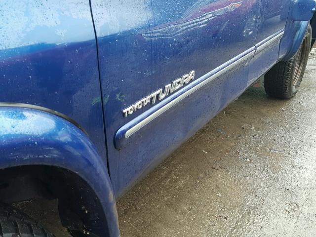 5TBBT48156S474254 - 2006 TOYOTA TUNDRA ACC BLUE photo 9