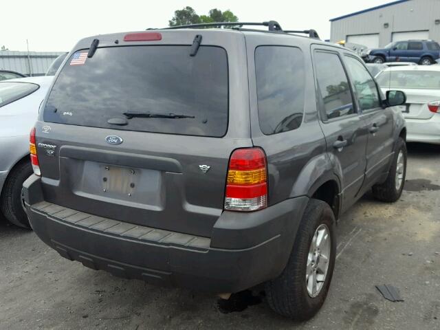 1FMYU93136KD09888 - 2006 FORD ESCAPE XLT GRAY photo 4