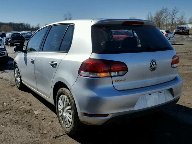 WVWDA7AJ3BW106344 - 2011 VOLKSWAGEN GOLF 银色 照片 3