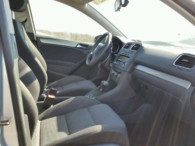 WVWDA7AJ3BW106344 - 2011 VOLKSWAGEN GOLF 银色 照片 5