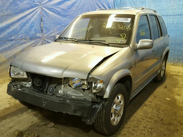 KNDJA723615695199 - 2001 KIA SPORTAGE GRAY photo 2