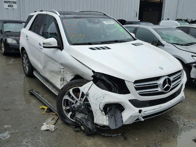 4JGDA5HB1GA631230 - 2016 MERCEDES-BENZ GLE 350 4M WHITE photo 1