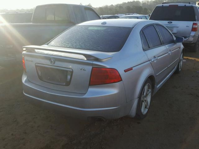 19UUA66206A046023 - 2006 ACURA 3.2TL SILVER photo 4