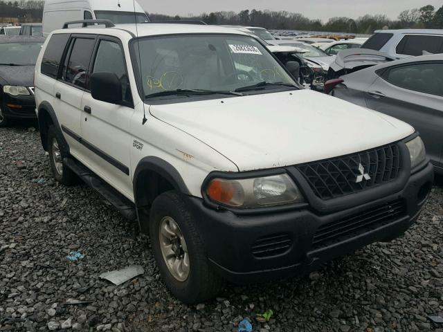 JA4LS21H22J063647 - 2002 MITSUBISHI MONTERO SP WHITE photo 1