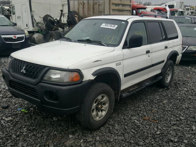 JA4LS21H22J063647 - 2002 MITSUBISHI MONTERO SP WHITE photo 2